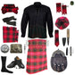 Bruce Modern Tartan Complete Highland Dress Set – Full Kilt Outfit with Accessories