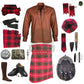Bruce Modern Tartan Complete Highland Dress Set – Full Kilt Outfit with Accessories