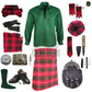 Bruce Modern Tartan Complete Highland Dress Set – Full Kilt Outfit with Accessories