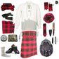 Bruce Modern Tartan Complete Highland Dress Set – Full Kilt Outfit with Accessories
