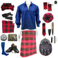 Bruce Modern Tartan Complete Highland Dress Set – Full Kilt Outfit with Accessories
