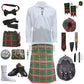 Burnett Modern Tartan Complete Highland Dress Set – Full Scottish Kilt Outfit with Accessories