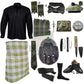Gordon Weather Tartan Kilt Outfit | Full Highland Dress Set – Bagpipe Experts