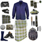 Gordon Weather Tartan Kilt Outfit | Full Highland Dress Set – Bagpipe Experts