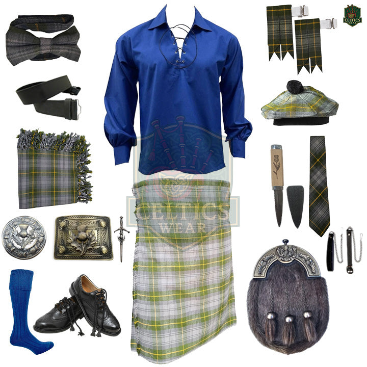 Gordon Weather Tartan Kilt Outfit | Full Highland Dress Set – Bagpipe Experts