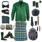 Gunn Ancient Tartan Complete Highland Dress Set – Full Scottish Kilt Outfit with Accessories