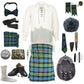 Gunn Ancient Tartan Complete Highland Dress Set – Full Scottish Kilt Outfit with Accessories