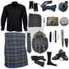 Gunn Modern Tartan Complete Highland Dress Set – Full Scottish Kilt Outfit with Accessories
