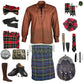 Gunn Modern Tartan Complete Highland Dress Set – Full Scottish Kilt Outfit with Accessories