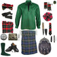 Gunn Modern Tartan Complete Highland Dress Set – Full Scottish Kilt Outfit with Accessories