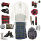 Gunn Modern Tartan Complete Highland Dress Set – Full Scottish Kilt Outfit with Accessories