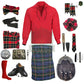 Gunn Modern Tartan Complete Highland Dress Set – Full Scottish Kilt Outfit with Accessories