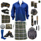 Heritage of Ireland Complete Highland Dress Set – Traditional Irish Tartan Kilt Outfit with Accessories