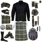 Heritage of Ireland Complete Highland Dress Set – Traditional Irish Tartan Kilt Outfit with Accessories