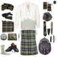 Heritage of Ireland Complete Highland Dress Set – Traditional Irish Tartan Kilt Outfit with Accessories
