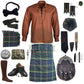Hunting Stewart Tartan Kilt Outfit | Complete Highland Dress Set – Bagpipe Experts