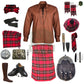 MacGregor Tartan Highland Dress Set | Full Kilt Outfit with Accessories – Bagpipe Experts