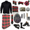 MacLachlan Tartan Complete Highland Dress Set – Full Kilt Outfit with Accessories
