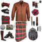 MacLachlan Tartan Complete Highland Dress Set – Full Kilt Outfit with Accessories