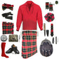 MacLachlan Tartan Complete Highland Dress Set – Full Kilt Outfit with Accessories
