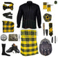 MacLeod of Lewis Tartan Complete Highland Dress Set – Full Scottish Kilt Outfit with Accessories