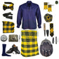 MacLeod of Lewis Tartan Complete Highland Dress Set – Full Scottish Kilt Outfit with Accessories