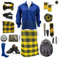 MacLeod of Lewis Tartan Complete Highland Dress Set – Full Scottish Kilt Outfit with Accessories