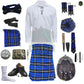 Ramsay Blue Tartan Complete Highland Dress Set – Full Traditional Scottish Kilt Outfit