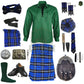 Ramsay Blue Tartan Complete Highland Dress Set – Full Traditional Scottish Kilt Outfit