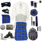 Ramsay Blue Tartan Complete Highland Dress Set – Full Traditional Scottish Kilt Outfit