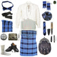 U.S. Navy Tartan Complete Highland Dress Set – Full Scottish Kilt Outfit with Accessories